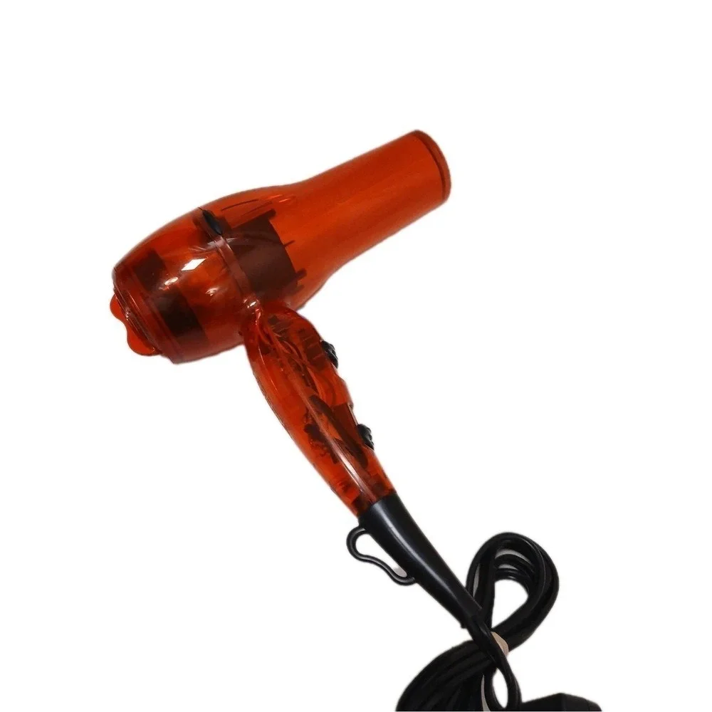 Rare Revlon Red TRANSPARENT Hair Dryer FULL Size Professional Powerful Salon